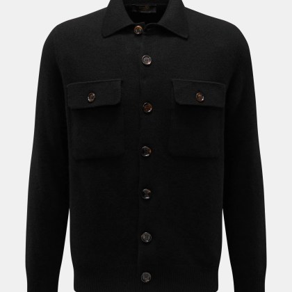 Moorer - Herren - Cardigan %27Allyn%27 schwarz Moorer - Herren - Cardigan %27Allyn%27 schwarz