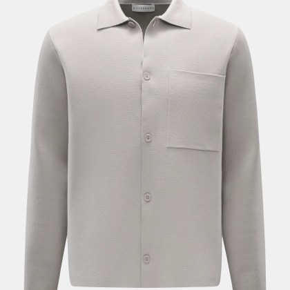 Kiefermann - Herren - Merino Jersey-Cardigan %27Clemenso%27 hellgrau Kiefermann - Herren - Merino Jersey-Cardigan %27Clemenso%27 hellgrau