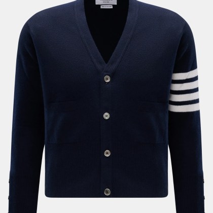 Thom Browne - Herren - Cashmere Cardigan navy Thom Browne - Herren - Cashmere Cardigan navy