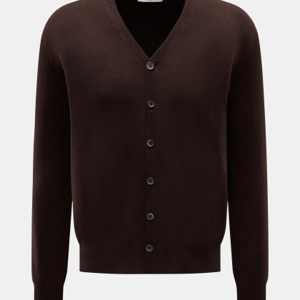 Bruno Manetti - Herren - Cashmere Cardigan dunkelbraun Bruno Manetti - Herren - Cashmere Cardigan dunkelbraun