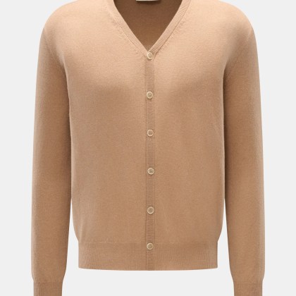 Bruno Manetti - Herren - Cashmere Cardigan hellbraun Bruno Manetti - Herren - Cashmere Cardigan hellbraun