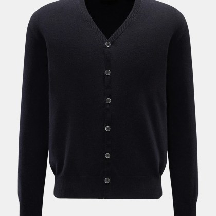 Bruno Manetti - Herren - Cashmere Cardigan dark navy Bruno Manetti - Herren - Cashmere Cardigan dark navy