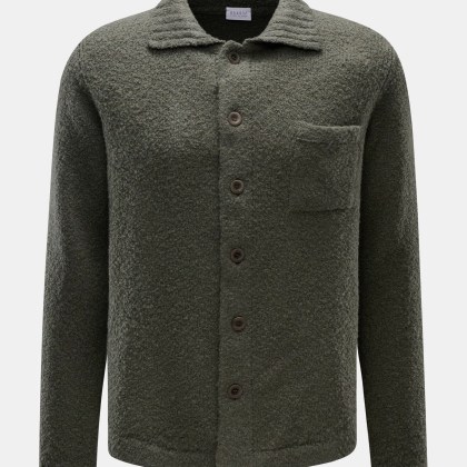 04651/ A trip in a bag - Herren - Cardigan %27Chunky Overshirt%27 oliv 04651/ A trip in a bag - Herren - Cardigan %27Chunky Overshirt%27 oliv