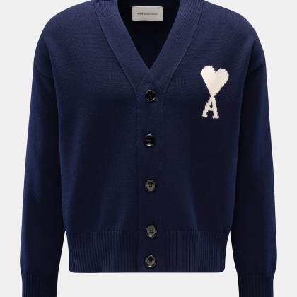 Ami Paris - Herren - Cardigan %27ADC%27 navy Ami Paris - Herren - Cardigan %27ADC%27 navy