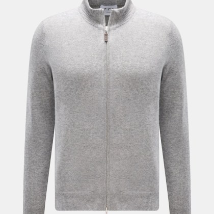 FTC - Herren - Cashmere Strickjacke grau meliert FTC - Herren - Cashmere Strickjacke grau meliert