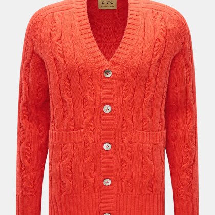 FTC - Herren - Cardigan hellrot FTC - Herren - Cardigan hellrot