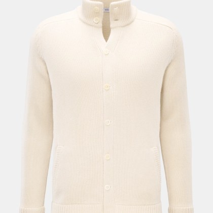 von Braun - Herren - Cashmere Cardigan offwhite von Braun - Herren - Cashmere Cardigan offwhite