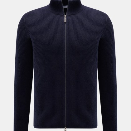 von Braun - Herren - Cashmere Strickjacke navy von Braun - Herren - Cashmere Strickjacke navy