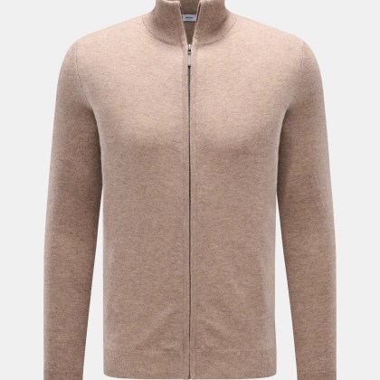 von Braun - Herren - Cashmere Strickjacke beige meliert von Braun - Herren - Cashmere Strickjacke beige meliert