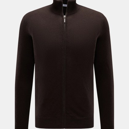 von Braun - Herren - Cashmere Strickjacke dunkelbraun von Braun - Herren - Cashmere Strickjacke dunkelbraun