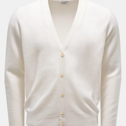 Aida Barni - Herren - Cashmere Cardigan creme Aida Barni - Herren - Cashmere Cardigan creme