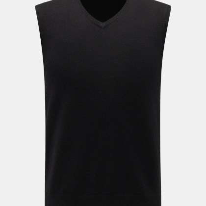 von Braun - Herren - Cashmere Pullunder schwarz von Braun - Herren - Cashmere Pullunder schwarz