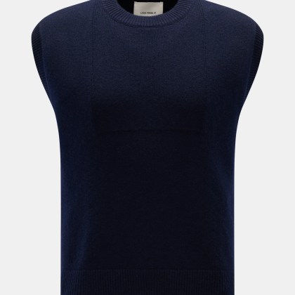 Lisa Yang - Herren - Cashmere Pullunder %27Dennis%27 navy Lisa Yang - Herren - Cashmere Pullunder %27Dennis%27 navy