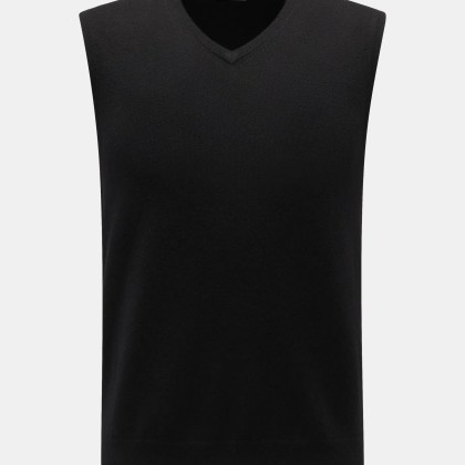 von Braun - Herren - Cashmere Pullunder schwarz von Braun - Herren - Cashmere Pullunder schwarz