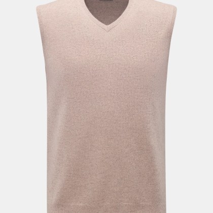 von Braun - Herren - Cashmere Pullunder beige von Braun - Herren - Cashmere Pullunder beige