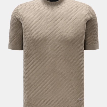 Emporio Armani - Herren - Kurzarmpullover beige Emporio Armani - Herren - Kurzarmpullover beige