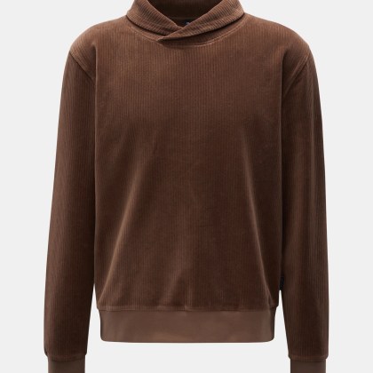 04651/ A trip in a bag - Herren - Sweatshirt %27soft Cord Turtle%27 braun 04651/ A trip in a bag - Herren - Sweatshirt %27soft Cord Turtle%27 braun