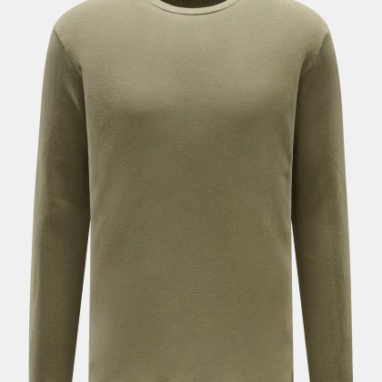 Kiefermann - Herren - Rundhals-Sweatshirt %27Neal%27 dark olive Kiefermann - Herren - Rundhals-Sweatshirt %27Neal%27 dark olive