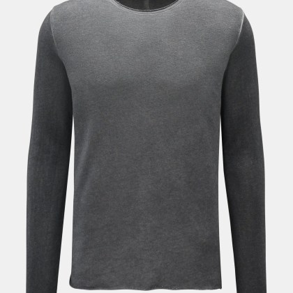 Kiefermann - Herren - Rundhals-Sweatshirt %27Achko%27 dunkelgrau meliert Kiefermann - Herren - Rundhals-Sweatshirt %27Achko%27 dunkelgrau meliert