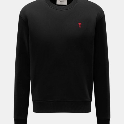 Ami Paris - Herren - Rundhals-Sweatshirt schwarz Ami Paris - Herren - Rundhals-Sweatshirt schwarz