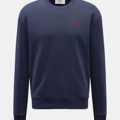 Ami Paris - Herren - Rundhals-Sweatshirt navy Ami Paris - Herren - Rundhals-Sweatshirt navy