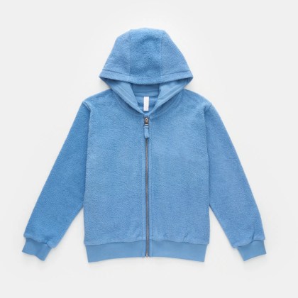 04651/ A trip in a bag - Herren - Kinder Fleece-Sweatjacke %27Oyster 040 Kids PF%27 hellblau 04651/ A trip in a bag - Herren - Kinder Fleece-Sweatjacke %27Oyster 040 Kids PF%27 hellblau