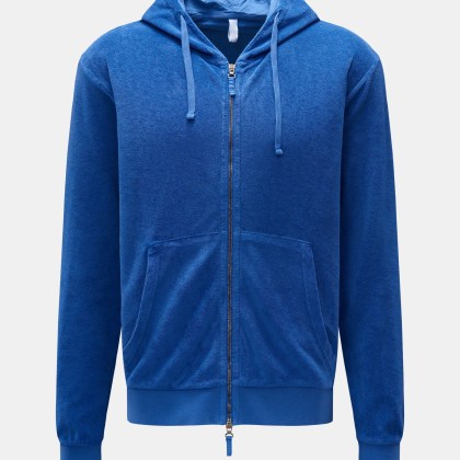 04651/ A trip in a bag - Herren - Frottee-Sweatjacke %27Terry Zip%27 blau 04651/ A trip in a bag - Herren - Frottee-Sweatjacke %27Terry Zip%27 blau