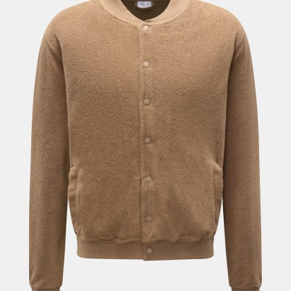 04651/ A trip in a bag - Herren - Fleece-Blouson taupe 04651/ A trip in a bag - Herren - Fleece-Blouson taupe