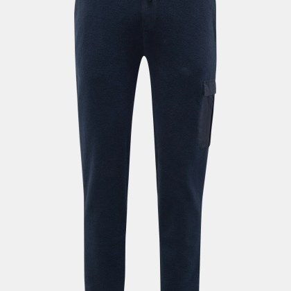 04651/ A trip in a bag - Herren - Fleece-Cargo-Sweathose %27Oyster%27 navy 04651/ A trip in a bag - Herren - Fleece-Cargo-Sweathose %27Oyster%27 navy