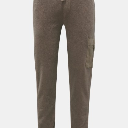 04651/ A trip in a bag - Herren - Fleece-Cargo-Sweathose %27Oyster%27 graubraun 04651/ A trip in a bag - Herren - Fleece-Cargo-Sweathose %27Oyster%27 graubraun