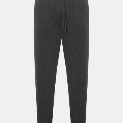 von Braun - Herren - Cashmere Jogpants dunkelgrau meliert von Braun - Herren - Cashmere Jogpants dunkelgrau meliert