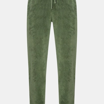 04651/ A trip in a bag - Herren - Frottee-Sweathose grün 04651/ A trip in a bag - Herren - Frottee-Sweathose grün