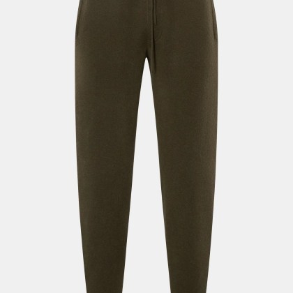 von Braun - Herren - Cashmere Jogpants oliv von Braun - Herren - Cashmere Jogpants oliv