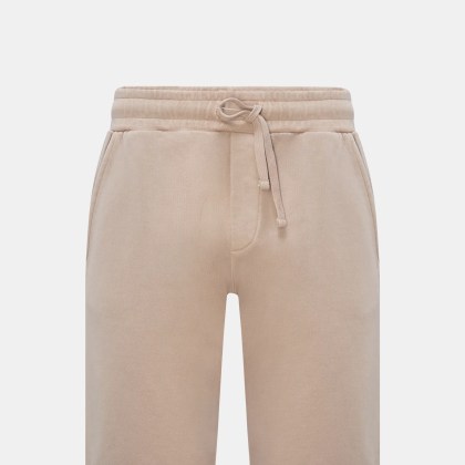 04651/ A trip in a bag - Herren - Sweatbermudas beige 04651/ A trip in a bag - Herren - Sweatbermudas beige