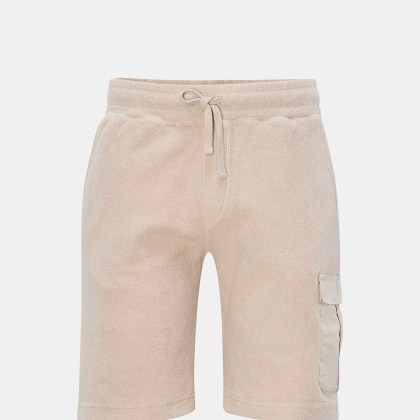 04651/ A trip in a bag - Herren - Fleece-Cargo-Shorts %27Oyster%27 beige 04651/ A trip in a bag - Herren - Fleece-Cargo-Shorts %27Oyster%27 beige
