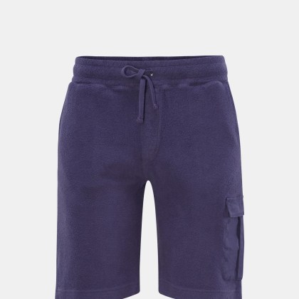 04651/ A trip in a bag - Herren - Fleece-Cargo-Shorts %27Oyster%27 violett 04651/ A trip in a bag - Herren - Fleece-Cargo-Shorts %27Oyster%27 violett