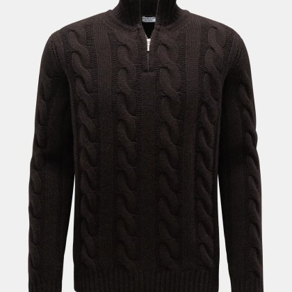 von Braun - Herren - Cashmere Troyer dunkelbraun von Braun - Herren - Cashmere Troyer dunkelbraun