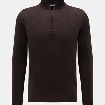 von Braun - Herren - Cashmere Troyer dunkelbraun von Braun - Herren - Cashmere Troyer dunkelbraun