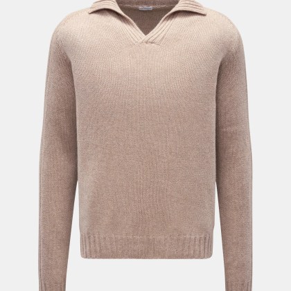 von Braun - Herren - Cashmere Pullover beige meliert von Braun - Herren - Cashmere Pullover beige meliert