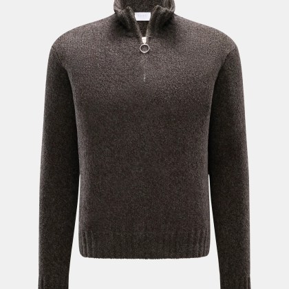 04651/ A trip in a bag - Herren - Troyer %27Grainy%27 graubraun 04651/ A trip in a bag - Herren - Troyer %27Grainy%27 graubraun