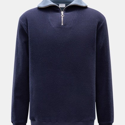 04651/ A trip in a bag - Herren - Troyer %27Cw Quarter Zip%27 dunkelblau 04651/ A trip in a bag - Herren - Troyer %27Cw Quarter Zip%27 dunkelblau