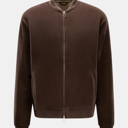 04651/ A trip in a bag - Herren - Blouson dunkelbraun 04651/ A trip in a bag - Herren - Blouson dunkelbraun