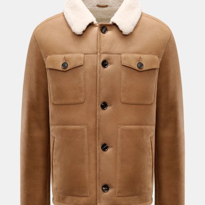 Windsor - Herren - Lammfelljacke %27Atri%27 braun Windsor - Herren - Lammfelljacke %27Atri%27 braun