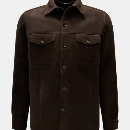 Rifugio - Herren - Lammfelljacke dunkelbraun Rifugio - Herren - Lammfelljacke dunkelbraun