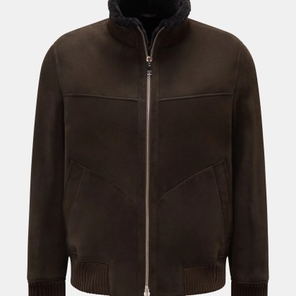 Arma - Herren - Lammfellblouson %27Arek%27 dunkelbraun Arma - Herren - Lammfellblouson %27Arek%27 dunkelbraun