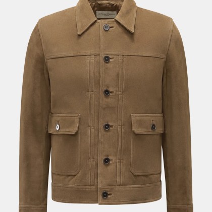 Officine Générale - Herren - Verlourslederjacke %27Lazlo%27 braun Officine Générale - Herren - Verlourslederjacke %27Lazlo%27 braun