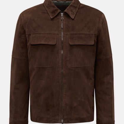 Windsor - Herren - Velourslederjacke %27Pesaro%27 dunkelbraun Windsor - Herren - Velourslederjacke %27Pesaro%27 dunkelbraun