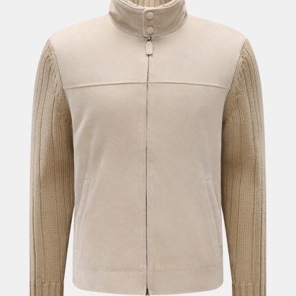 Emporio Armani - Herren - Strickjacke hellbraun Emporio Armani - Herren - Strickjacke hellbraun