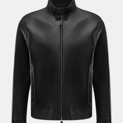 Emporio Armani - Herren - Lederjacke schwarz Emporio Armani - Herren - Lederjacke schwarz