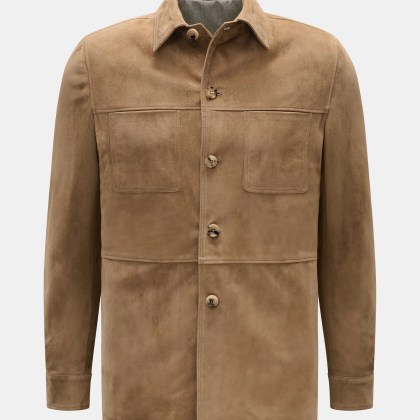 Rifugio - Herren - Velourslederjacke hellbraun Rifugio - Herren - Velourslederjacke hellbraun